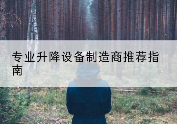 岳池电动剪叉升降平台厂家-专业升降设备制造商推荐指南